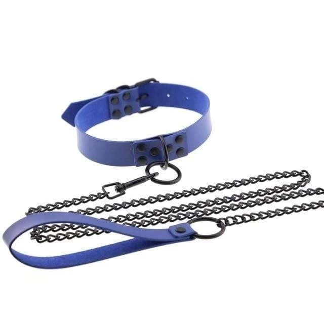 Kinky Cloth BDSM Collar & Leash Set 10 Kinky Cloth BDSM Collar & Leash Set