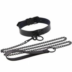 Kinky Cloth BDSM Collar & Leash Set 74 Kinky Cloth BDSM Collar & Leash Set