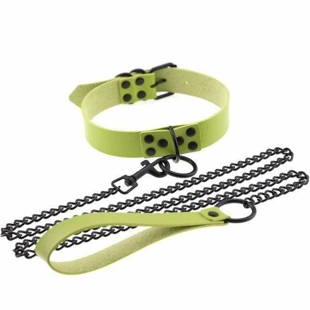 Kinky Cloth BDSM Collar & Leash Set 18 Kinky Cloth BDSM Collar & Leash Set