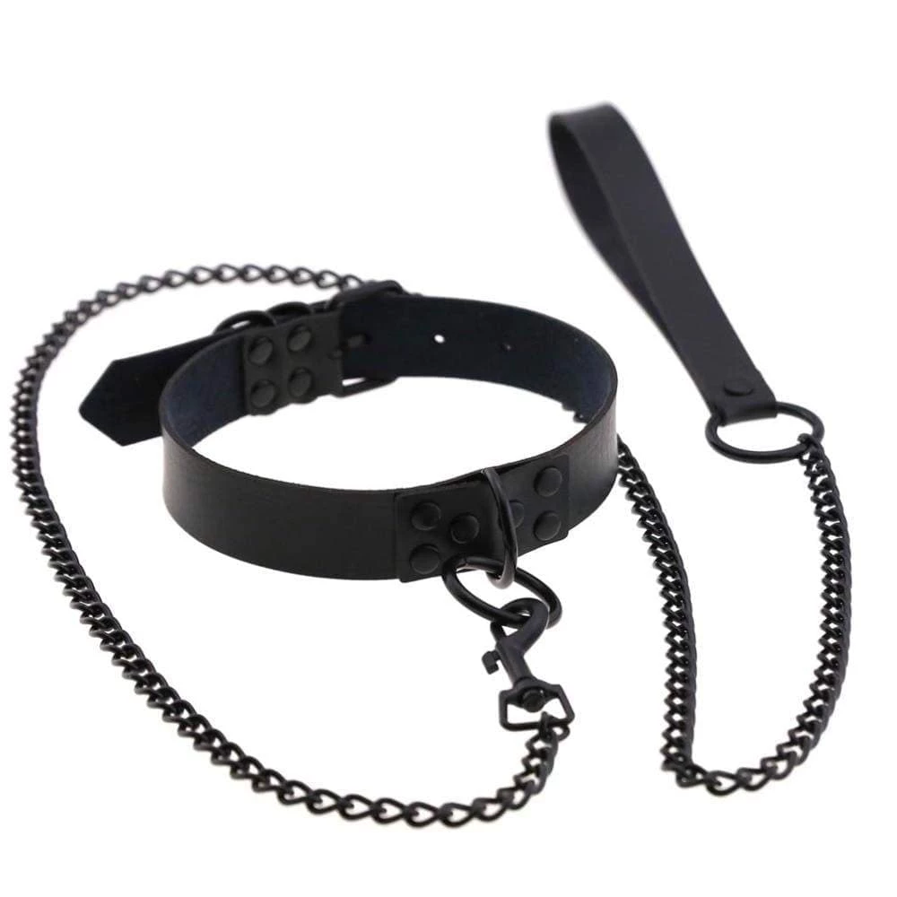 Kinky Cloth BDSM Collar & Leash Set 1 Kinky Cloth BDSM Collar & Leash Set