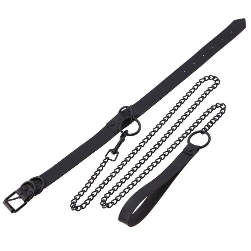 Kinky Cloth BDSM Collar & Leash Set 21 Kinky Cloth BDSM Collar & Leash Set
