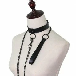 Kinky Cloth BDSM Collar & Leash Set 69 Kinky Cloth BDSM Collar & Leash Set