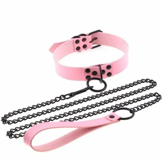 Kinky Cloth BDSM Collar & Leash Set 12 Kinky Cloth BDSM Collar & Leash Set