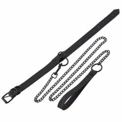 Kinky Cloth BDSM Collar & Leash Set 56 Kinky Cloth BDSM Collar & Leash Set
