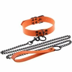 Kinky Cloth BDSM Collar & Leash Set 53 Kinky Cloth BDSM Collar & Leash Set