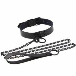 Kinky Cloth BDSM Collar & Leash Set 55 Kinky Cloth BDSM Collar & Leash Set