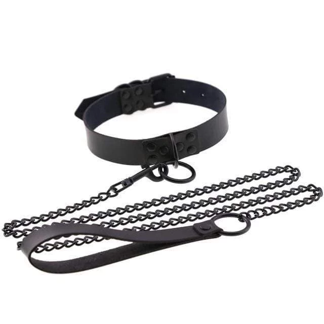 Kinky Cloth BDSM Collar & Leash Set 5 Kinky Cloth BDSM Collar & Leash Set