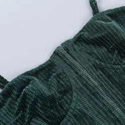 Kinky Cloth Raves & Festivals Corduroy Corset Tube Top