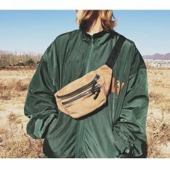 Kinky Cloth Corduroy Fanny Pack Bag Backpacks & Bags