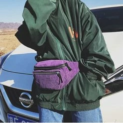 Kinky Cloth Corduroy Fanny Pack Bag Backpacks & Bags