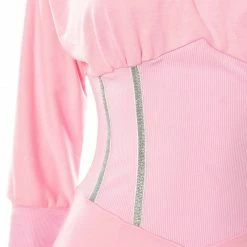 Kinky Cloth Corset Hoodie Long Sleeve Dress Top & Tees