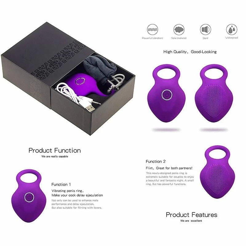 Kinky Cloth Couple Penis Ring Vibrator 8 Kinky Cloth Couple Penis Ring Vibrator
