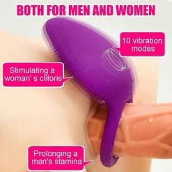 Kinky Cloth Couple Penis Ring Vibrator 20 Kinky Cloth Couple Penis Ring Vibrator