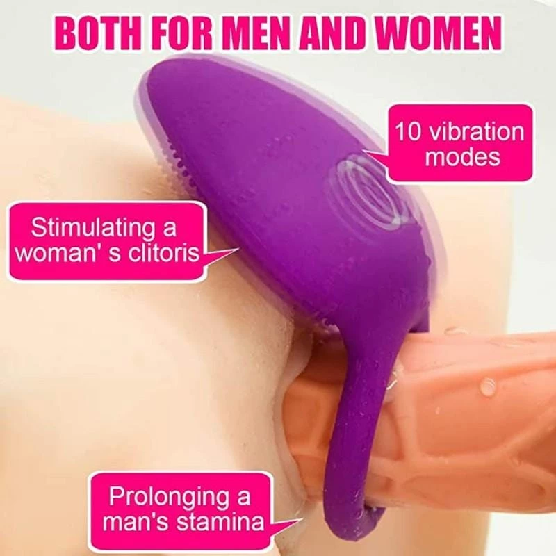 Kinky Cloth Couple Penis Ring Vibrator 10 Kinky Cloth Couple Penis Ring Vibrator