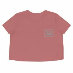 Kinky Cloth Cover Me With Your Cum Embroidered Crop Top Top & Tees
