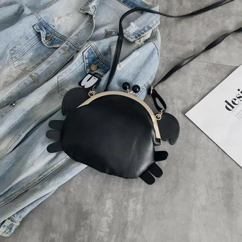 Kinky Cloth Backpacks & Bags Crab Shape Mini Crossbody Bag 3 Kinky Cloth Backpacks & Bags Crab Shape Mini Crossbody Bag
