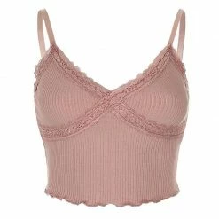 Kinky Cloth Cropped Lace Cami