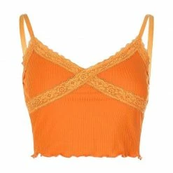 Kinky Cloth Cropped Lace Cami