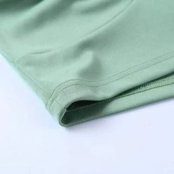 Kinky Cloth Cross Halter Hollow Out Crop Top