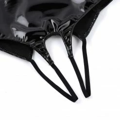 Kinky Cloth Crotchless Bodysuit