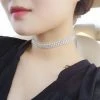 Kinky Cloth Crystal Rhinestone Choker