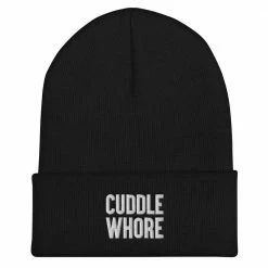 Kinky Cloth Hats Cuddle Whore Cuffed Beanie