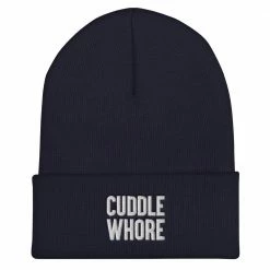 Kinky Cloth Hats Cuddle Whore Cuffed Beanie