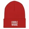 Kinky Cloth Hats Cuddle Whore Cuffed Beanie