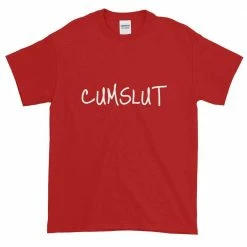 Kinky Cloth Top & Tees Cumslut Scribble T-Shirt