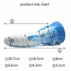 Kinky Cloth Curved Large Golden Silicone Dildo Anal Toys