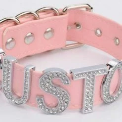 Kinky Cloth Custom Crystal Collar BDSM