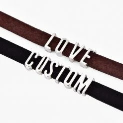 Kinky Cloth Custom Letters Choker Collars & Chokers