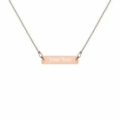 Kinky Cloth Custom Personalized Engraved Necklace Jewelry