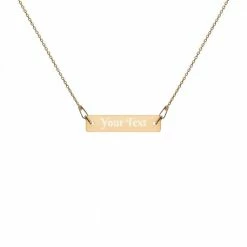Kinky Cloth Custom Personalized Engraved Necklace Jewelry
