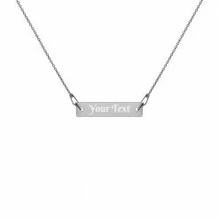 Kinky Cloth Custom Personalized Engraved Necklace Jewelry