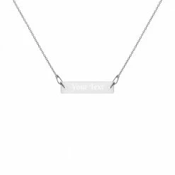 Kinky Cloth Custom Personalized Engraved Necklace Jewelry