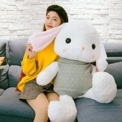 Kinky Cloth Cute Bunny With Sweaters Plush Doll Pet Play