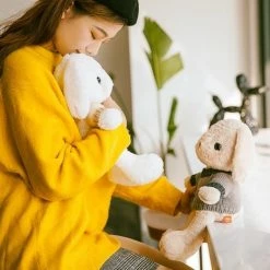 Kinky Cloth Cute Bunny With Sweaters Plush Doll Pet Play