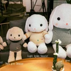 Kinky Cloth Cute Bunny With Sweaters Plush Doll Pet Play