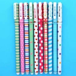 Kinky Cloth Kawaii Cute Colored Gel Pen 10 Pcs/Set