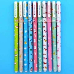 Kinky Cloth Kawaii Cute Colored Gel Pen 10 Pcs/Set