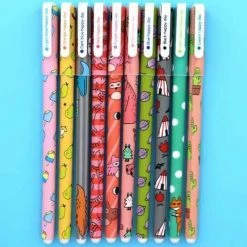 Kinky Cloth Kawaii Cute Colored Gel Pen 10 Pcs/Set