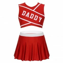 Kinky Cloth Cosplay Daddy Cheerleader Uniform