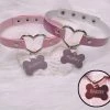 Kinky Cloth DDLG - Daddy / Little DADDY & PUPPY Dog Bone Choker