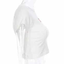 Kinky Cloth Daddy Red Gothic Crop Top