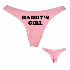 Kinky Cloth Daddy's Girl Thong Panties ABDL - Adult Baby