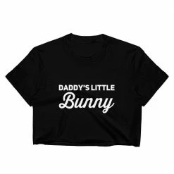 Kinky Cloth Daddy's Little Bunny Crop Top