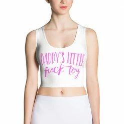 Kinky Cloth DDLG - Daddy / Little Daddy's Little Fuck Toy Crop Top Tank