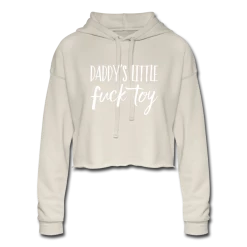 SPOD Daddy's Little Fuck Toy Cropped Hoodie DDLG - Daddy / Little