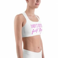 Kinky Cloth Daddy's Little Fuck Toy Sports Bra Top